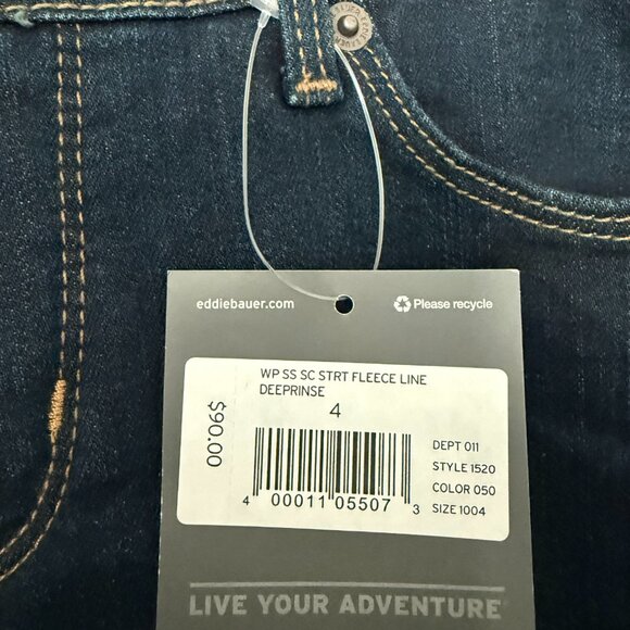 Eddie Bauer Women's Straight Leg Jeans - Indigo - Picture 4 of 4